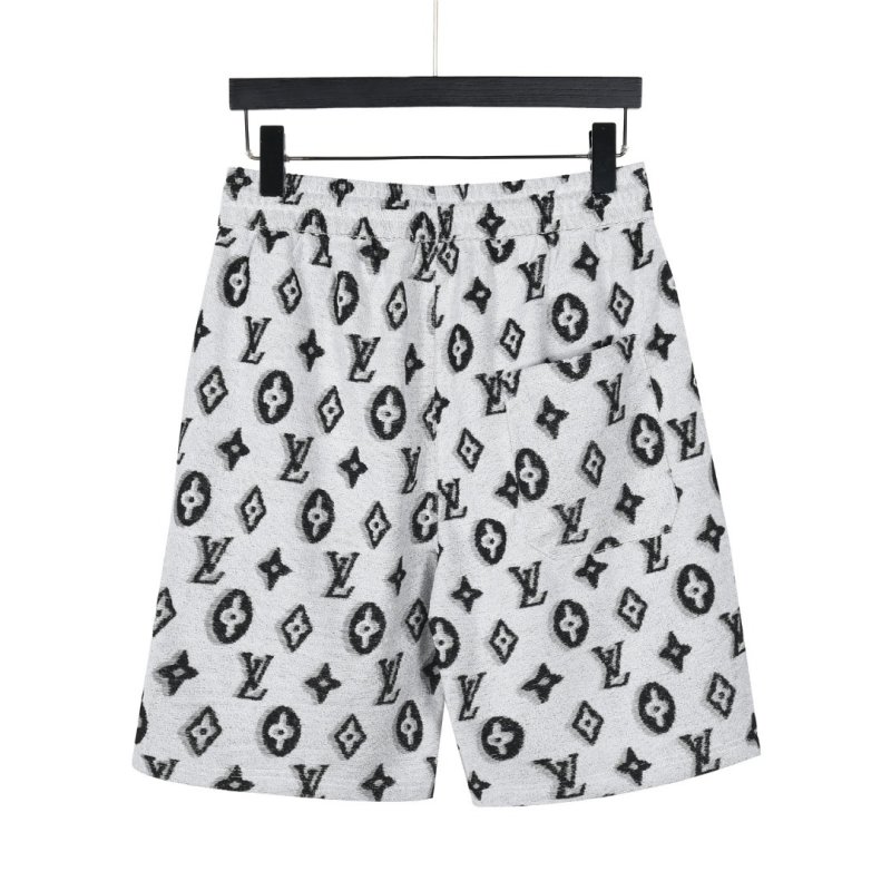 Louis Vuitton Monogram Shorts Grey Navy view