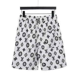 Louis Vuitton Monogram Jacquard Shorts White view 2