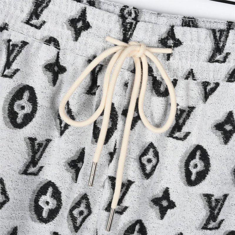 Louis Vuitton Monogram Shorts Grey Navy view