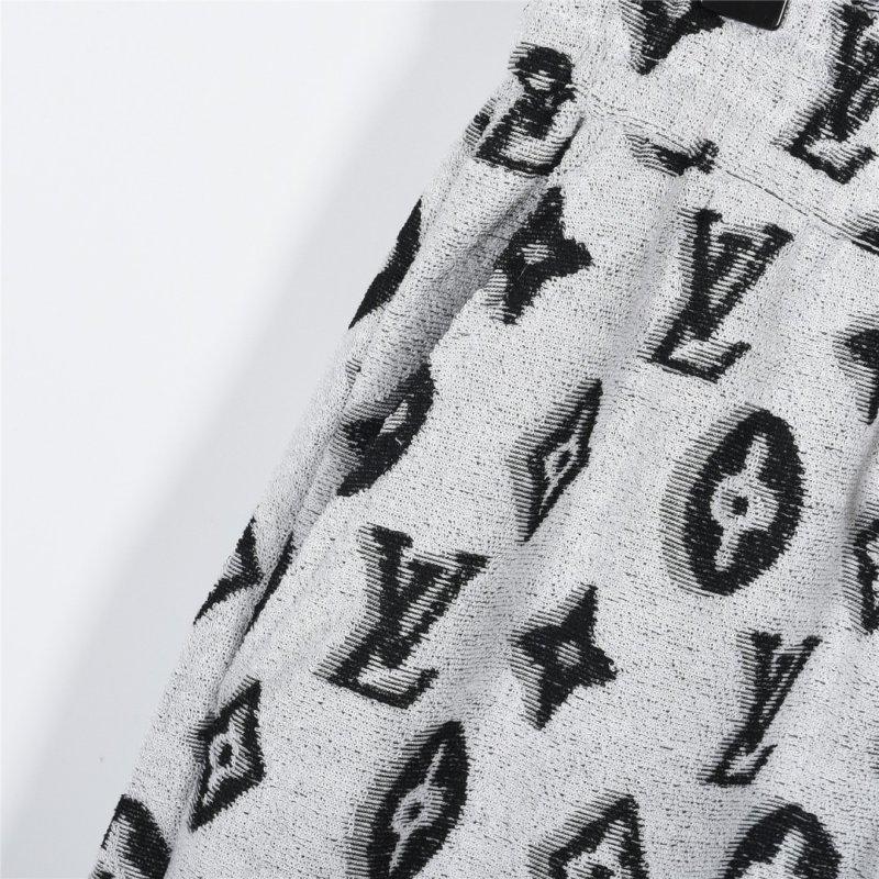Louis Vuitton Monogram Shorts Grey Navy view