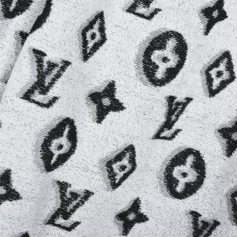 Louis Vuitton Monogram Shorts Grey Navy view