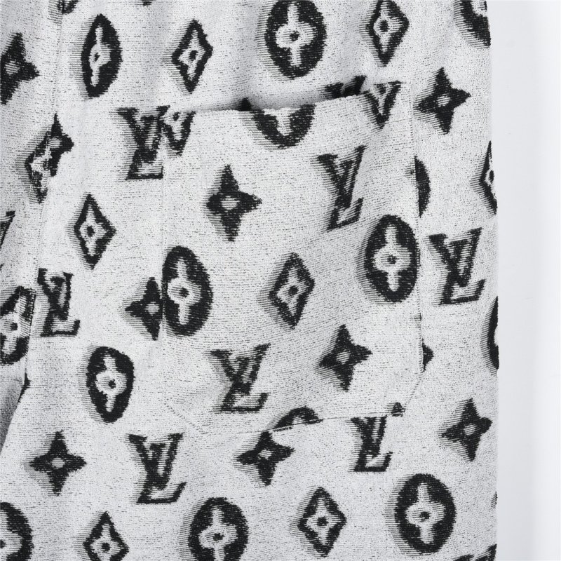 Louis Vuitton Monogram Shorts Grey Navy view