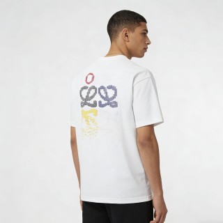 Loewe White Logo Short Sleeve T-Shirt view 4