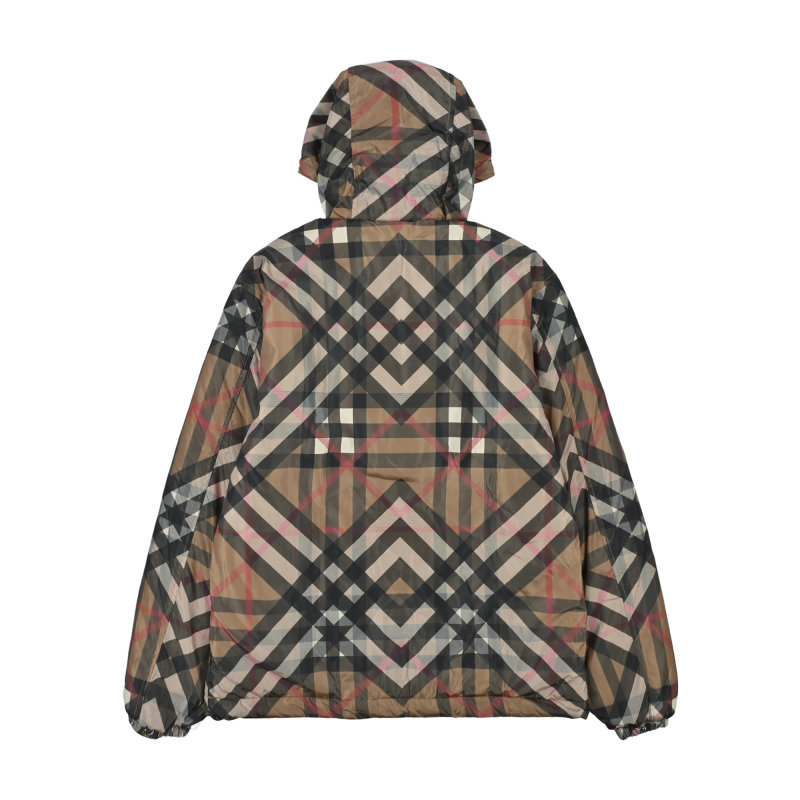 Burberry Vintage Check Hooded Jacket Brown view