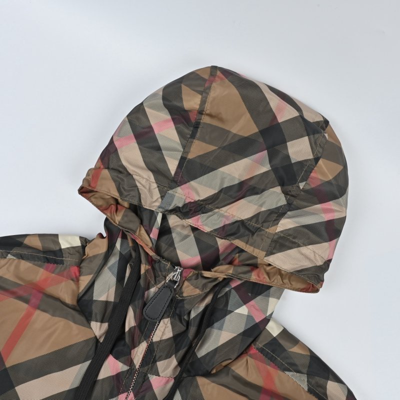 Burberry Vintage Check Hooded Jacket Brown view