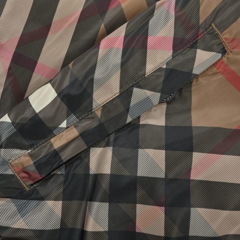 Burberry Vintage Check Hooded Jacket Brown view