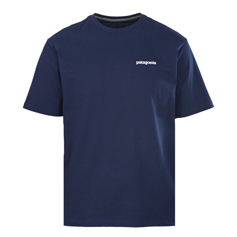 Patagonia Navy Logo T-Shirt view