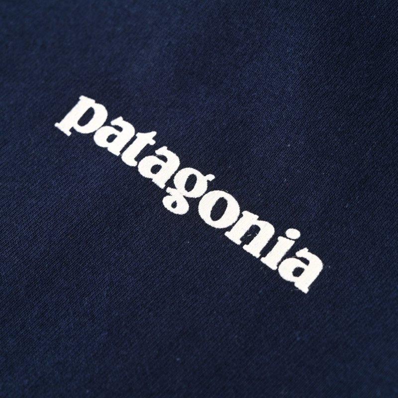 Patagonia Navy Logo T-Shirt view
