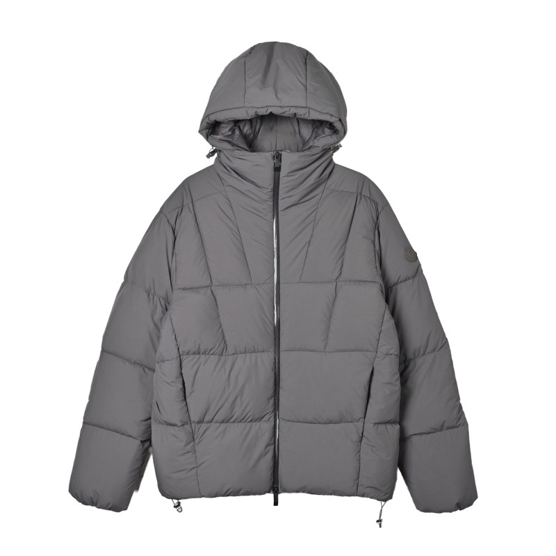Moncler Grey Puffer Down Jacket view