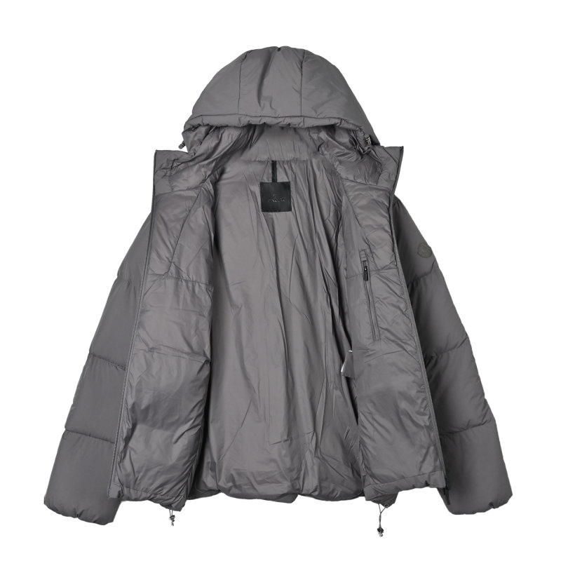 Moncler Grey Puffer Down Jacket view