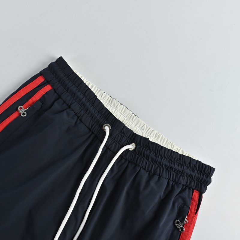 Alo Navy Track Pants with Red Stripe view