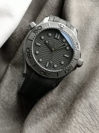 Omega Seamaster Black Ceramic 43.5mm Automatic Watch view 1