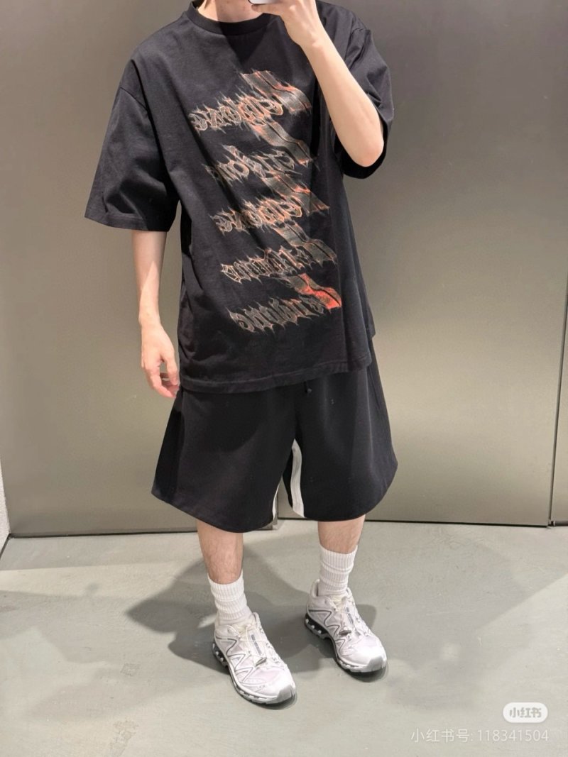Black Graphic Short Sleeve T-Shirt view