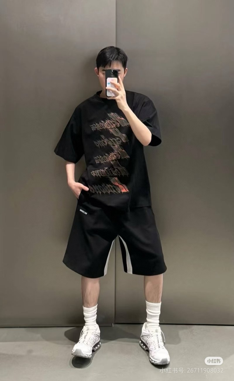 Black Graphic Short Sleeve T-Shirt view