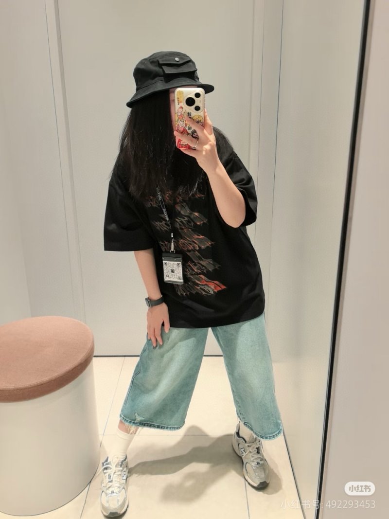 Black Graphic Short Sleeve T-Shirt view