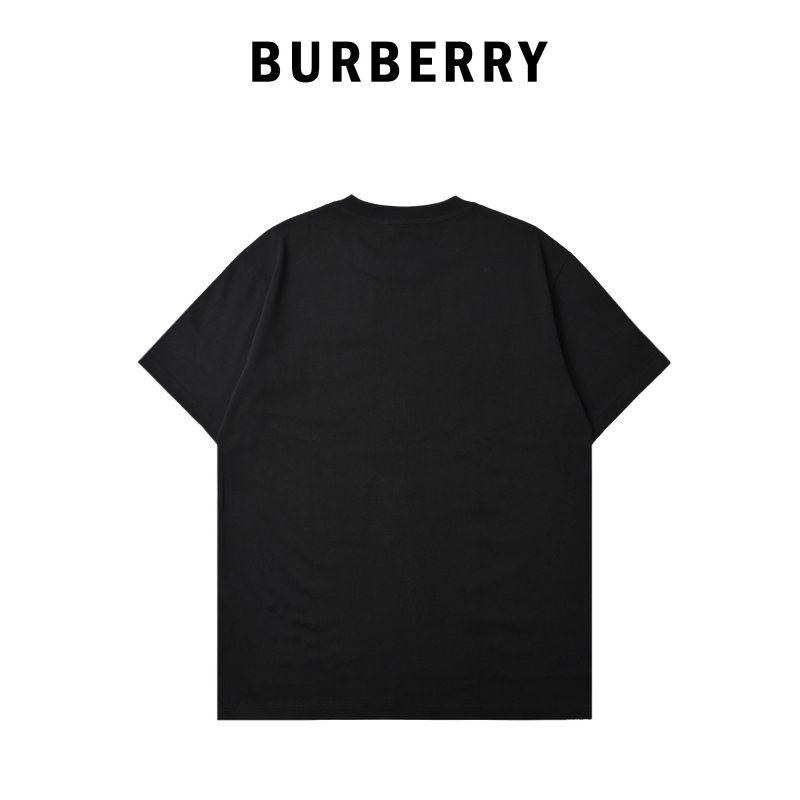 Burberry Black Short-Sleeve Graphic T-Shirt view