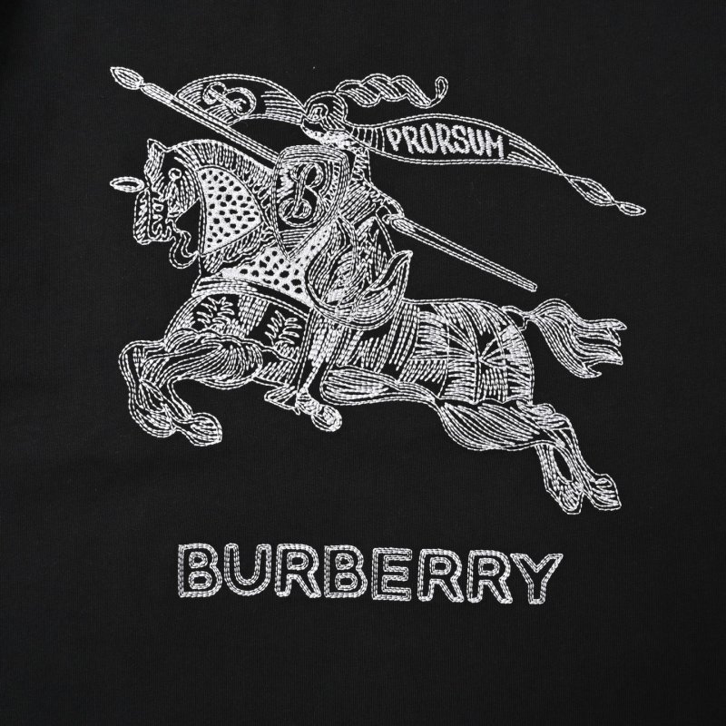 Burberry Black Short-Sleeve Graphic T-Shirt view