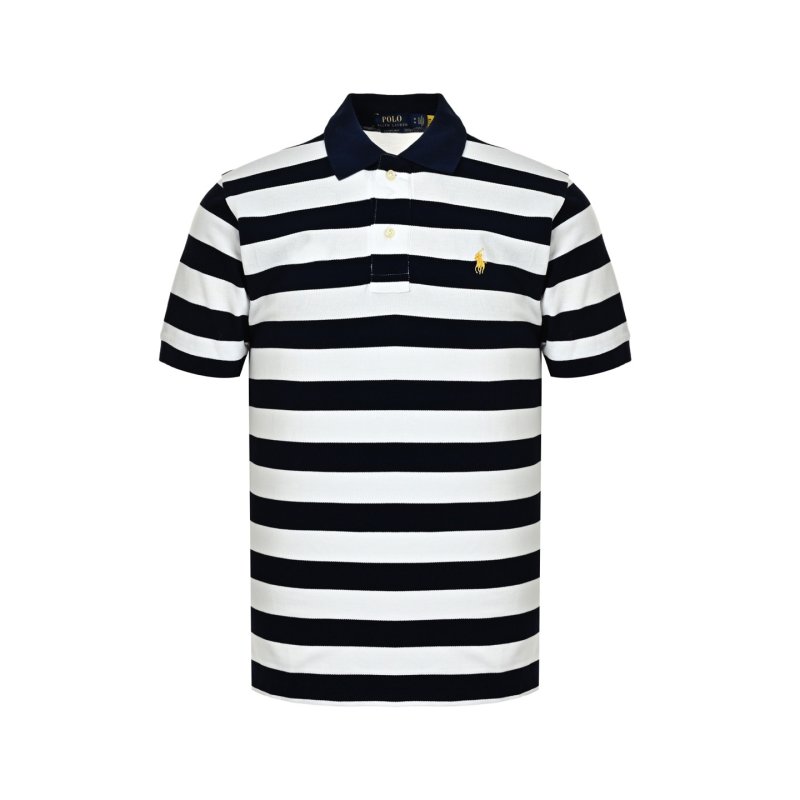 Polo Ralph Lauren Navy White Striped Short-Sleeve Polo view