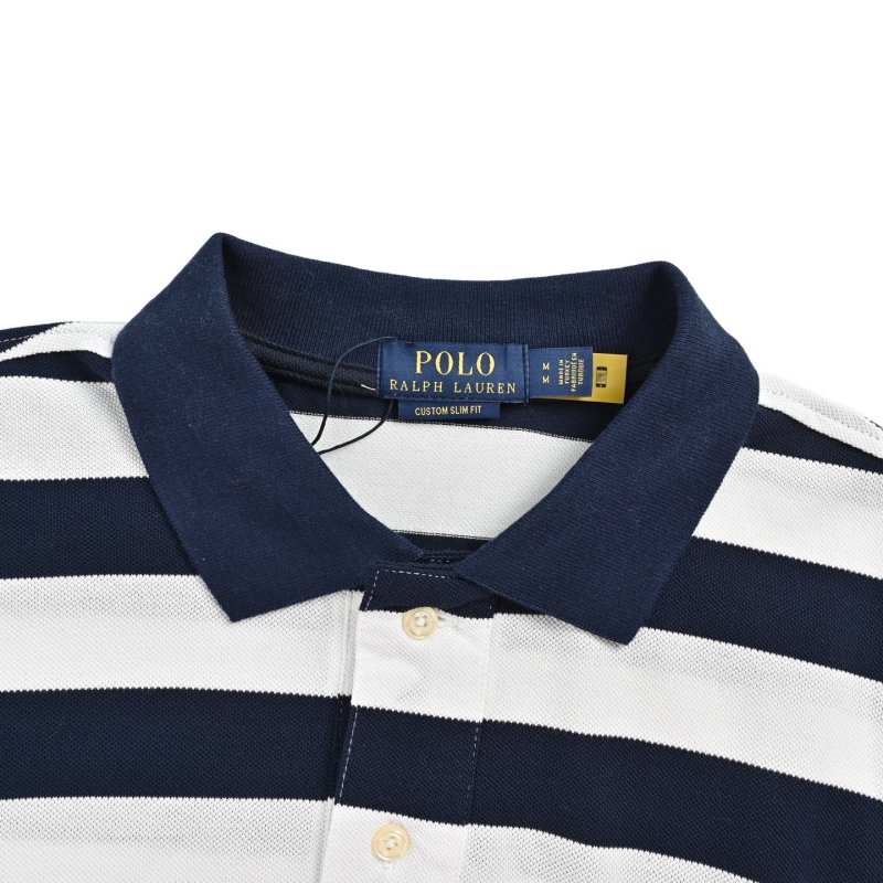 Polo Ralph Lauren Navy White Striped Short-Sleeve Polo view
