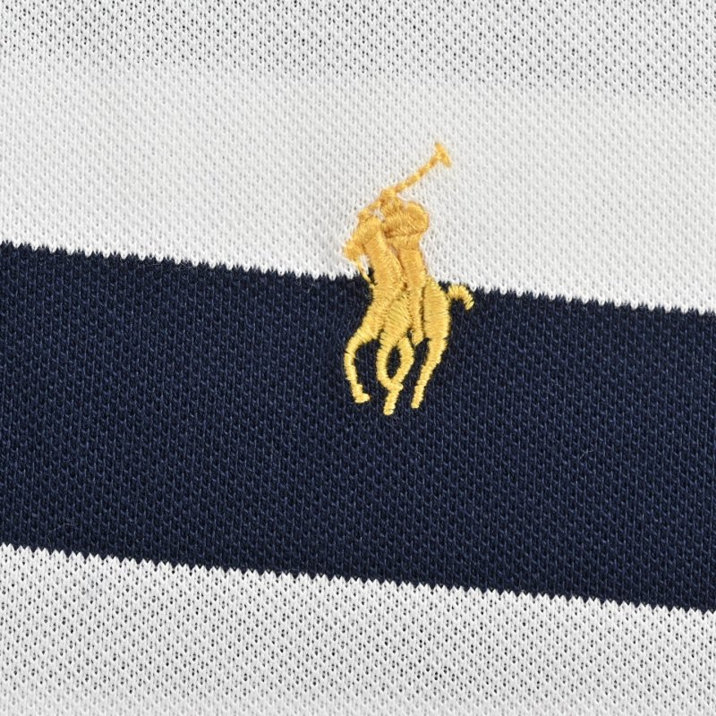 Polo Ralph Lauren Navy White Striped Short-Sleeve Polo view