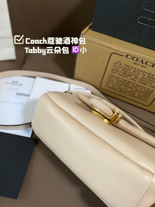 Coach Tabby Cloud White Shoulder Bag Small view 5