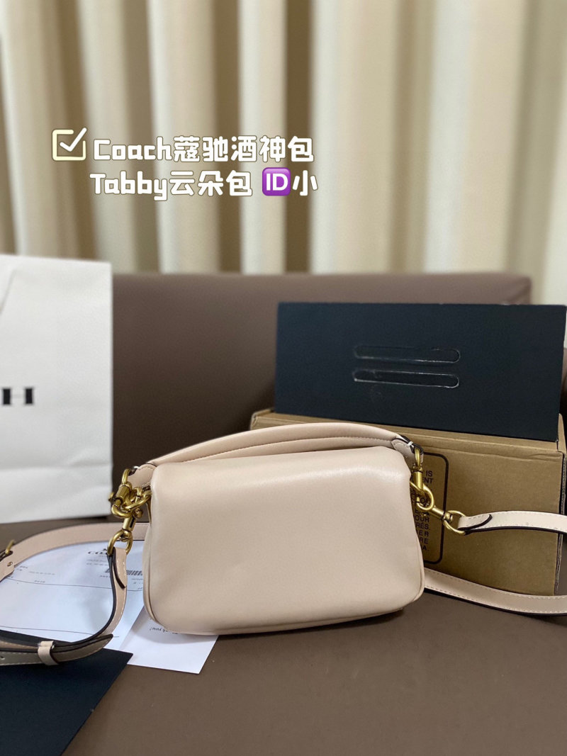 Coach Tabby Cloud White Shoulder Bag Small view