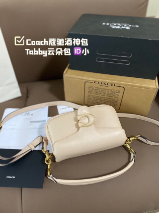 Coach Tabby Cloud White Shoulder Bag Small view 7