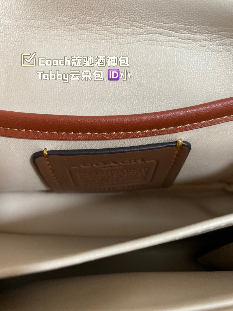 Coach Tabby Cloud White Shoulder Bag Small view