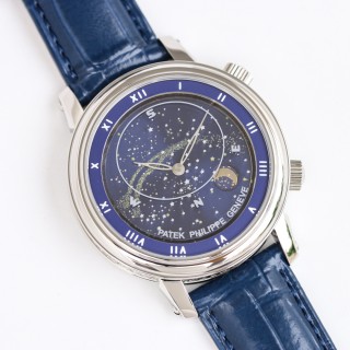 Patek Philippe Celestial Sky Moon 5102 Replica Watch - Blue view 1