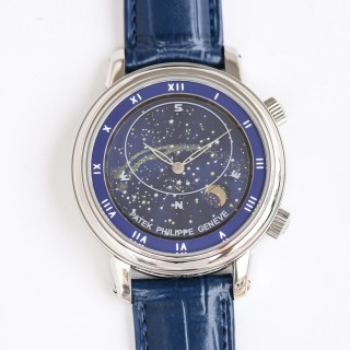 Patek Philippe Celestial Sky Moon 5102 Replica Watch - Blue view 2