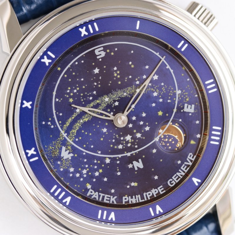 Patek Philippe Celestial Sky Moon 5102 Replica Watch - Blue view