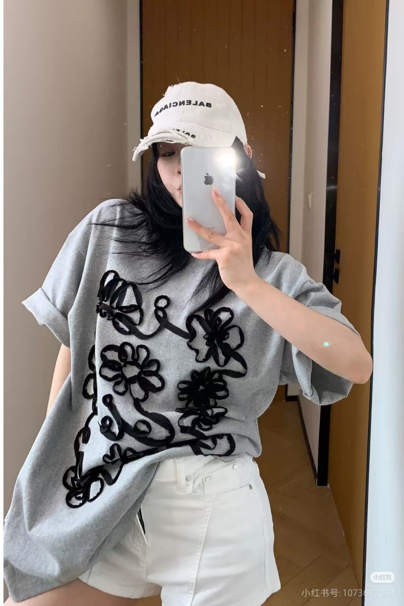 Balenciaga Distressed Double-Layer Embroidered Baseball Cap White
