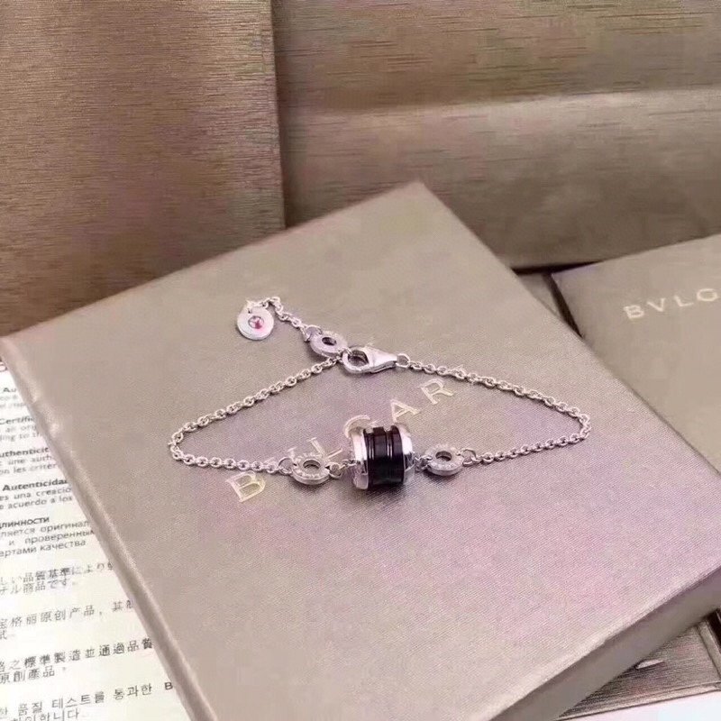 Bvlgari B.Zero1 Ceramic & Silver Bracelet view