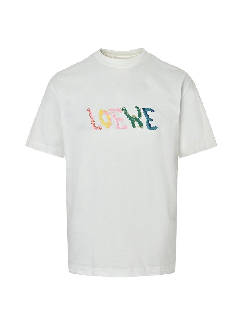 Loewe Colorful Logo White T-Shirt view