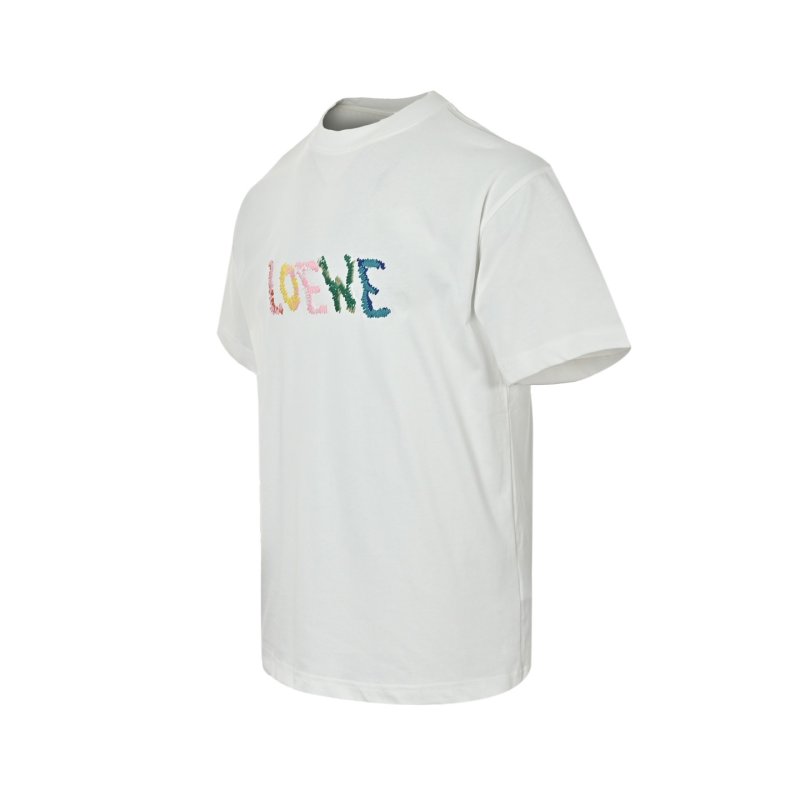 Loewe Colorful Logo White T-Shirt view
