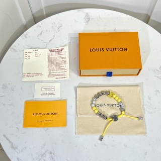 Louis Vuitton Monogram Beads Bracelet Neon Yellow view 2