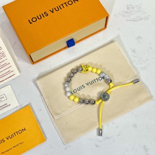 Louis Vuitton Monogram Beads Bracelet Neon Yellow view 3