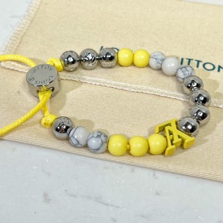 Louis Vuitton Monogram Beads Bracelet Neon Yellow view 4