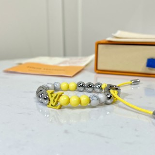 Louis Vuitton Monogram Beads Bracelet Neon Yellow view 5