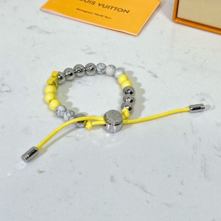 Louis Vuitton Monogram Beads Bracelet Neon Yellow view 6