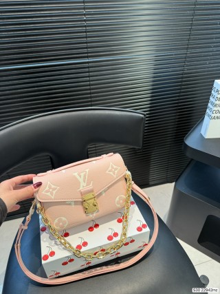 Louis Vuitton Metis Monogram Shoulder Bag Pink view 1