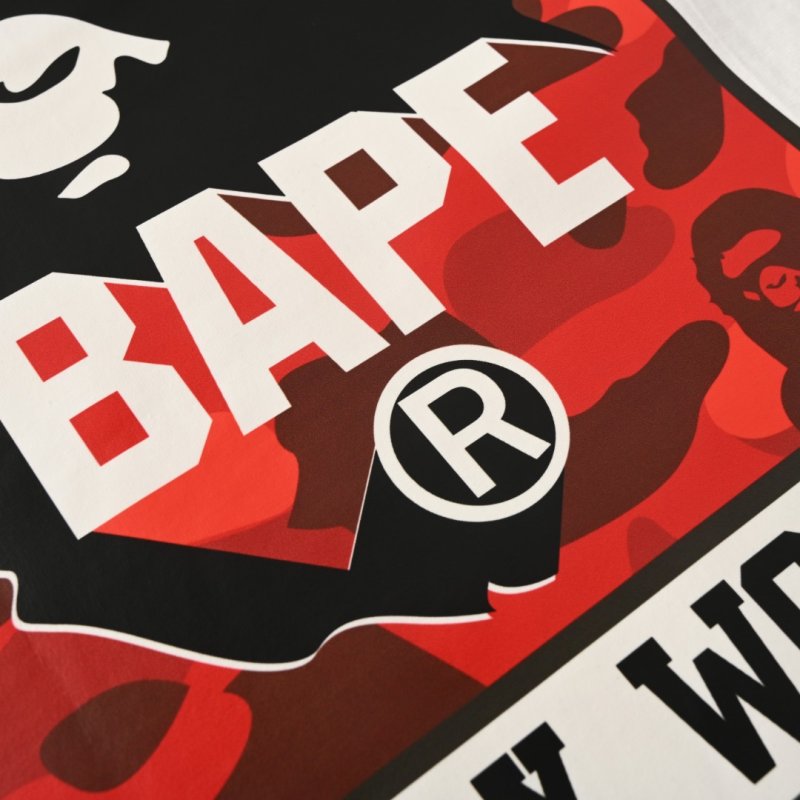 BAPE Busy Works White T-Shirt view