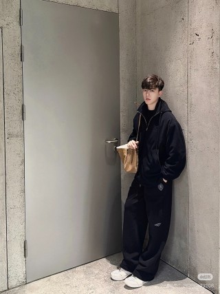 Stone Island Black Zip Jacket view 1