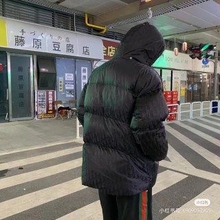 Black Puffer Down Jacket – Classic Oversized Fit view 9