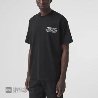 Black Graphic Short Sleeve T-Shirt with Text Print view 2