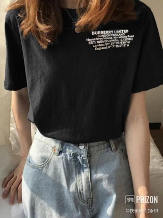 Black Graphic Short Sleeve T-Shirt with Text Print view 6