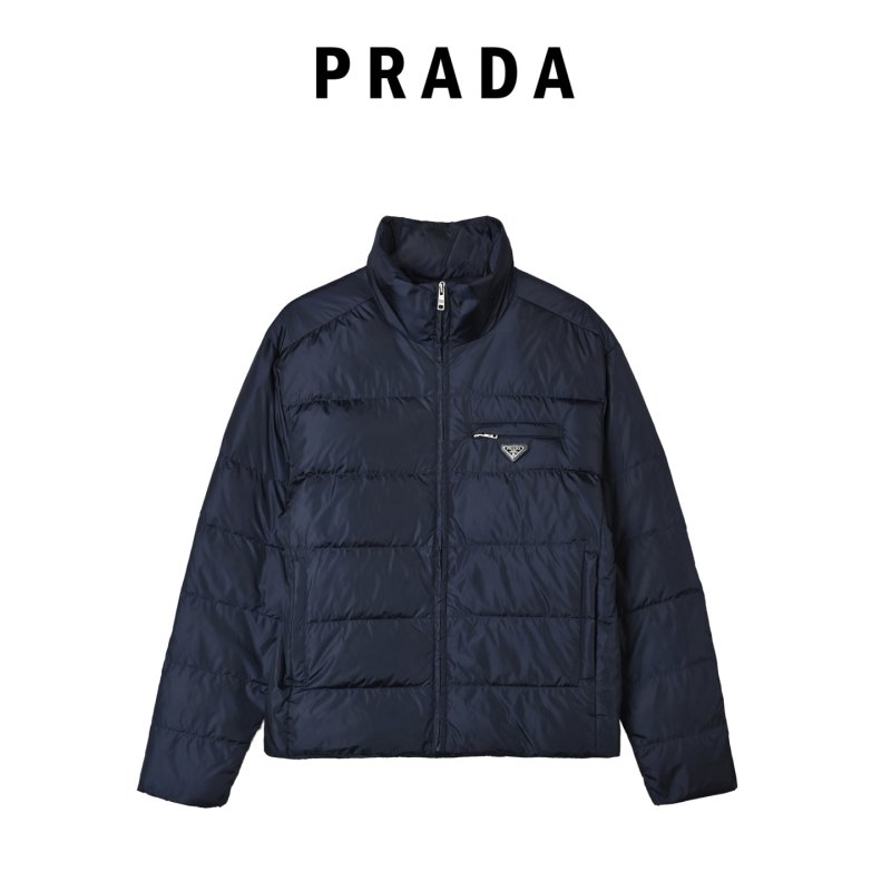 Navy Puffer Down Jacket view