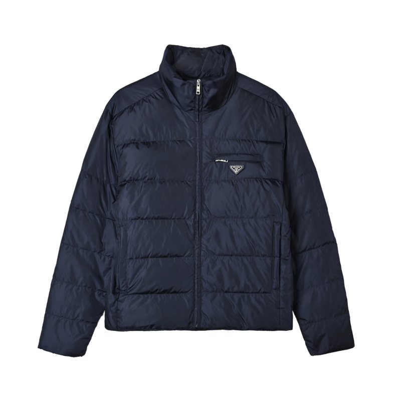 Navy Puffer Down Jacket view