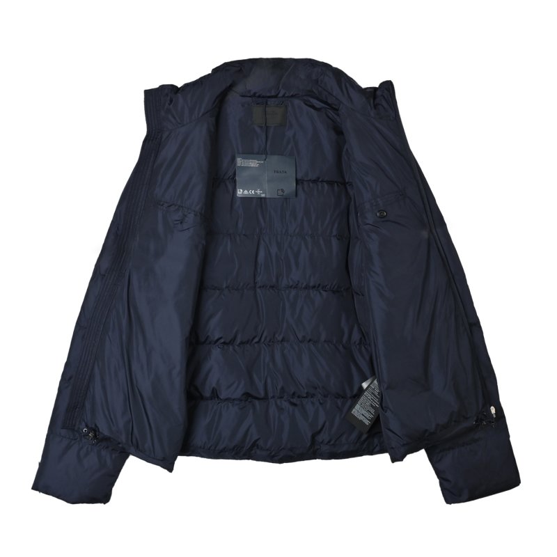 Navy Puffer Down Jacket view