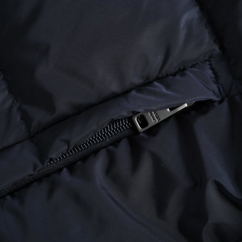 Navy Puffer Down Jacket view
